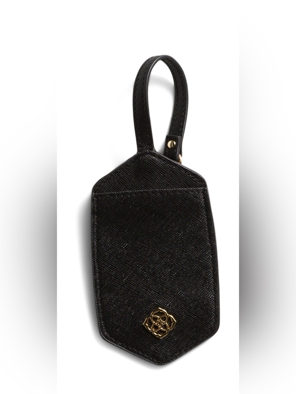 Kendra Scott Pebbled Leather Luggage Tag
